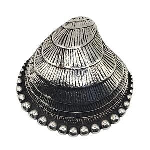 RETIRED James Avery BEADED SHELL Sterling Silver Pendant 11.7gr Vtg Seashell 925